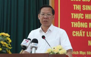 Chủ tịch Phan Văn Mãi: ‘Cần Giờ là mặt tiền biển kết nối TP.HCM với khu vực’