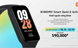 Xiaomi Smart Band 8 chính thức ra mắt: Màn hình 60Hz, pin dùng 2 tuần, giá chỉ 890.000 đồng