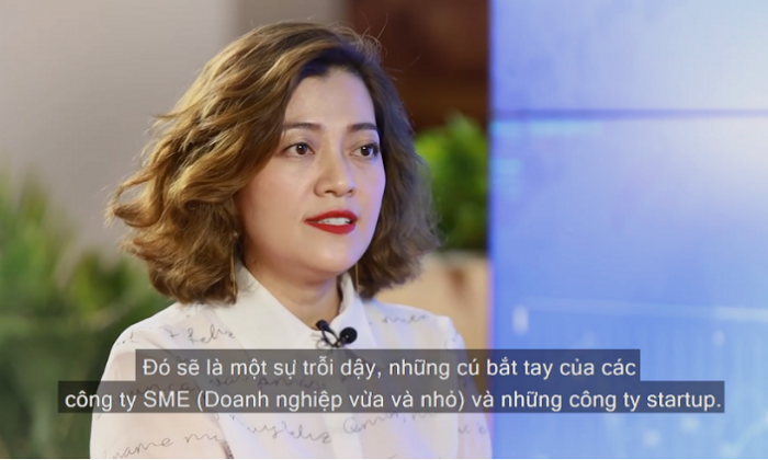Bà Trương Lý Hoàng Phi muốn 'cấy gen trội' startup vào SME
